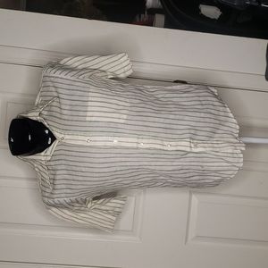 Trim-Flo Vintage 1960s 1970s Button Down Shirt Size Medium